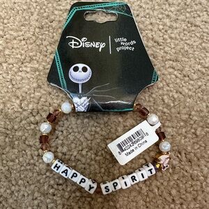 Disney Nightmare Before Christmas x Little Words Project Beaded Bracelet